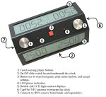 Professional Tournament TapNset-Pro Chess Clock Black - Metal CASE - Image 2