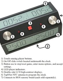 ZMF-II Color Digital Chess Clock LED – Chess House