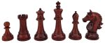 Artemisa Series Bud Rosewood and Boxwood Luxury Chess Pieces – 4.5″ King with Sensory Board (With LEDs) - Image 4