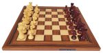 Artemisa Series Bud Rosewood and Boxwood Luxury Chess Pieces – 4.5″ King with Sensory Board (With LEDs)