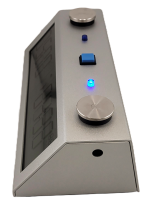 TapNset-Pro Single-Display Touch Sensors Chess Clock Blue/Silver - Metal CASE - Image 2