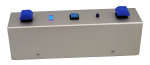 TapNset-Pro Single-Display Pushbuttons Chess Clock Blue/Silver - Metal CASE - Image 4