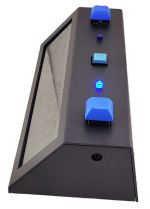 TapNset-Pro Single-Display Pushbuttons Chess Clock Blue/Black - Metal CASE - Image 5